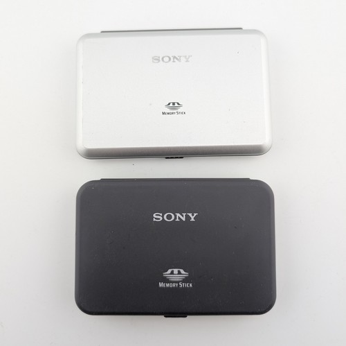 Two Sony LCH-MA Hard Carrying Case For 8x Memory Stick Memory Stick Duo Pro Duo