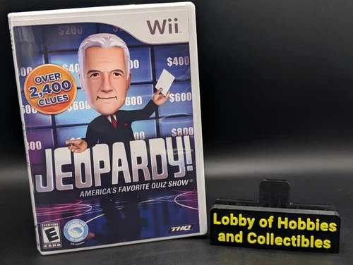 Jeopardy ( Nintendo Wii ) Mint Disc - Reprinted Cover Art