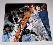 SIGNED IAN BROWN JOHN SQUIRE MANI RENI 12x12 PHOTO THE STONE ROSES RARE