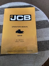 JCB 526-60 Telehandler Operators Handbook