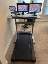 LifeSpan TR1200 DT5 Under Desk Treadmill with Adjustable Desk