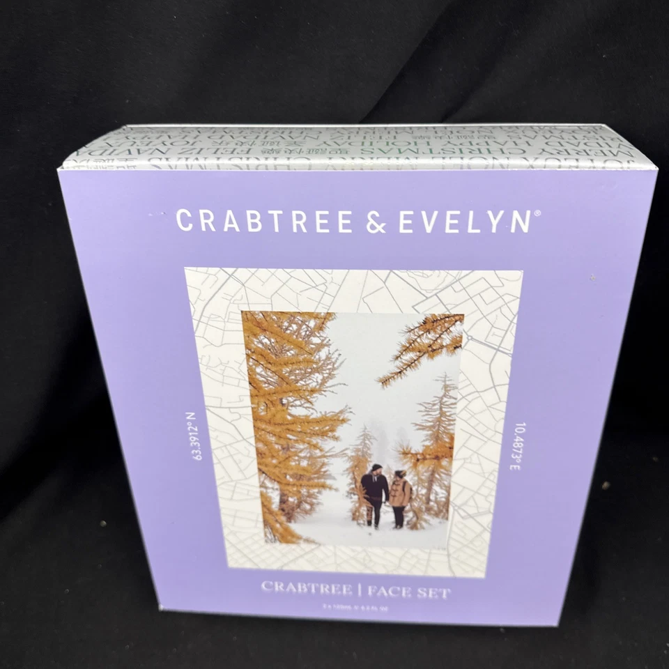 Crabtree & Evelyn Gift Set Face Foam & Aftershave Balm Holiday Limited NIB - Image 4 of 4