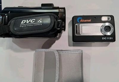 DVC digital video camera camcorder Plus Akamai Point And Shoot Digital Camera 