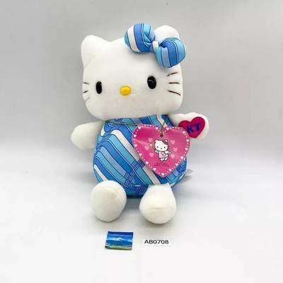 Hello Kitty blau AB708 Sanrio Eikoh 2001 Plüschtier 8 Zoll Stofftier...
