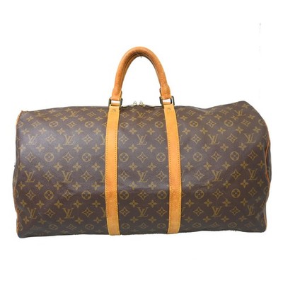 Best04 LOUIS VUITTON KEEPALL 55 TRAVEL HANDBAG MONOGRAM M41424 MI884 BQ00361