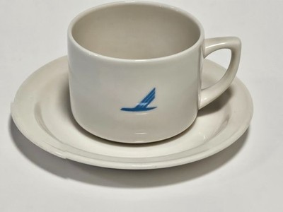 COFEE CUP AND SAUCER MADE EXPRESSLY FOR PIEDMONT AIRLINES BY MAYER CHINA CO, USA