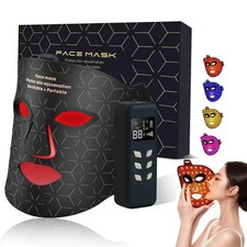 Red Light Therapy for Face Mask NIR Infrared Face Masks, Blue Light, 3000mAh