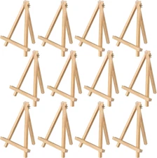 12 Pack 9 Inches Art Easel Stand Tabletop Wooden Display Stand Photo Holder Disp