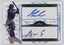 2022 Leaf Trinity Dual Platinum Spectrum Foil 13/15 Gavin Cross #DA-8 Auto 4z8