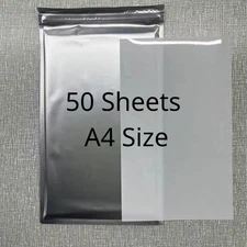 50 Sheets A4 Size 3D Sublimation Vacuum Transfer Film For Heat Press Machine