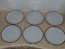 Assiette Vintage Rosenthal Gloriette Platine ! 6 Pièces ! D : 25,0cm
