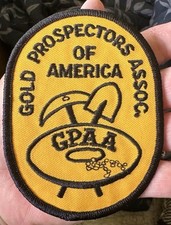 Gold Prospectors Of America Association GPAA Patch