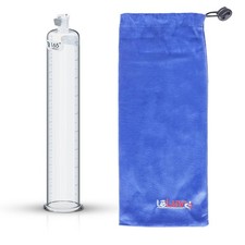 LeLuv Penis Vacuum Pump Cylinder 1.65" x 9" Seamless Untapered Clear Acrylic...