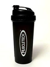 Muscle-Tech Black Shaker Cup Bottle  28 oz.