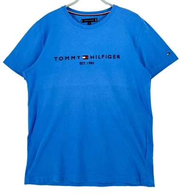 Tommy Hilfiger T-Shirt Homme Col Rond Manche Courte Jersey Coton Taille M - Photo 1/4
