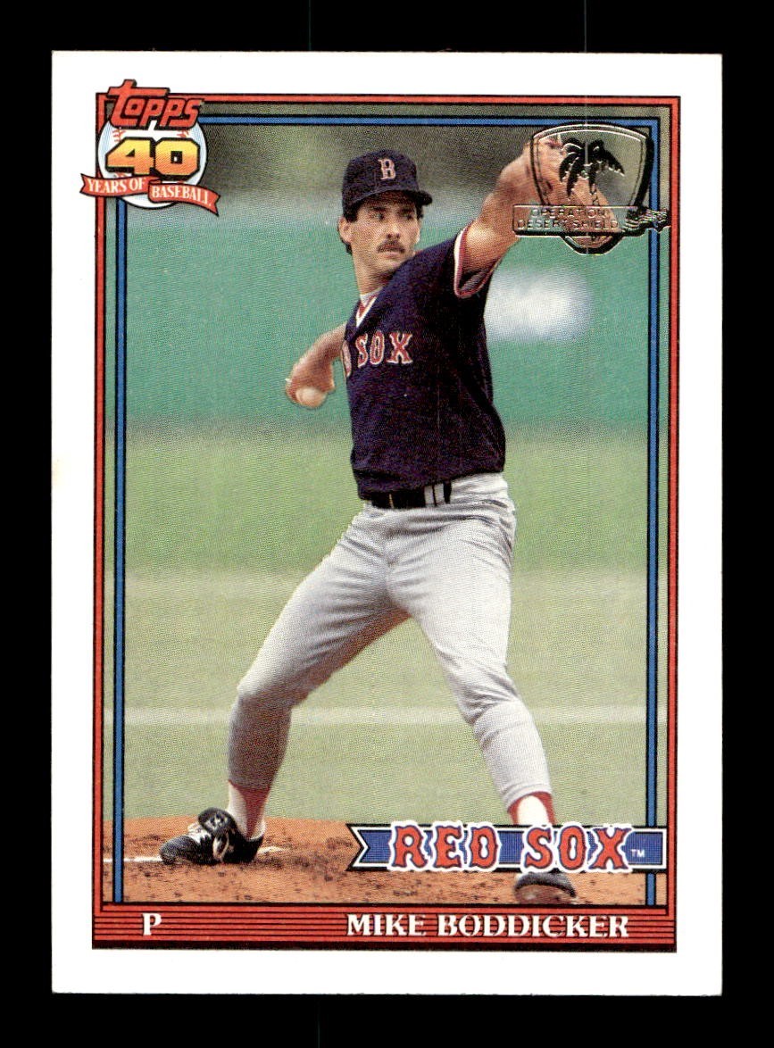 1991 Topps DESERT SHIELD #303 Mike Boddicker Red Sox NEAR MINT *2a