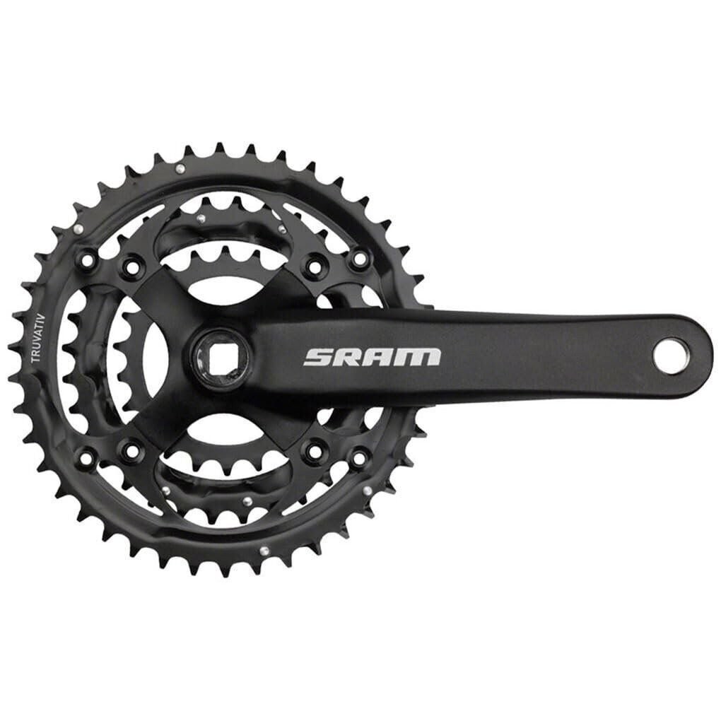 SRAM S600 Crankset - 3 x 8-speed, 175mm x 42-32-22T, Square Taper, Black