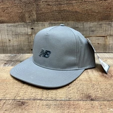 New Balance 6 Panel A Frame Flat Bill Snapback Hat One Size NWT!