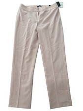 NWT Nine West Pink Straight Leg Dress Pants Women’s Size 10 Stretch Trousers