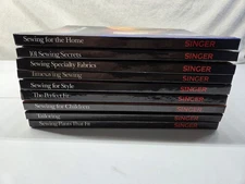 Lot Of 9 Singer Sewing Book Collection - All Books In Great Shape - 