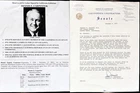 SENATOR CA GOVERNOR 1966 REAGAN CAMPAIGN STAFF FBI AGENT CARPENTER LETTER SIGNED