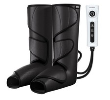 CINCOM Leg Massager for Circulation  Pain Relief Air Compression Calf Foot Leg