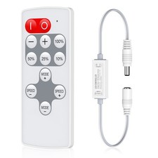 Mini RF Remote Controller Single Color LED Strip Lights DC 524V 12Key DIY