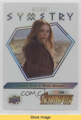 2022 Marvel Allure Symmetry White Elizabeth Olsen as Wanda Maximoff #9 READ 4et