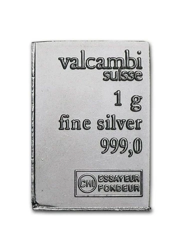 🔥Valcambi 1g Pure Silver Bullion Bar .999 Fine One Gram🔥