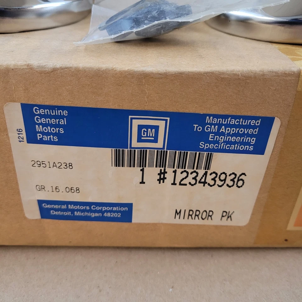 НОВЫЙ ИЗ СТАРЫХ ЗАПАСОВ 1992-2000 CHEVROLET GMC C K ГРУЗОВИК BLAZER GM БОКОВОЙ ВИД ЗЕРКАЛО КОМПЛЕКТ 12343936 - Изображение 2 из 4