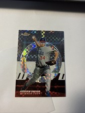 2005 Topps Finest Kerry Wood #/250 Xfractor Chicago Cubs Baseball #84