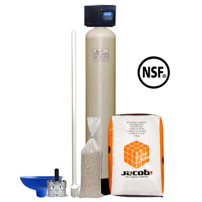 Jacobi Catalytic Carbon Filter System, 10''×54'' Tank with Fleck 2510SXT Valve