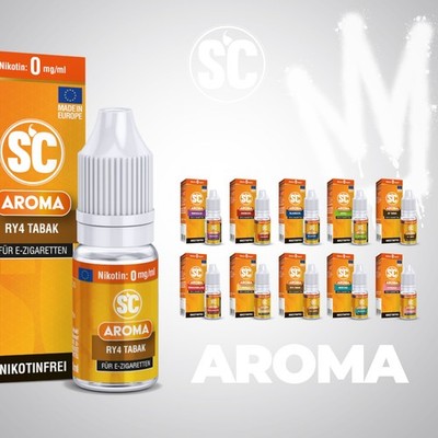 SC Aroma - 10ml Premium Aromen Flavour Konzentrat Liquid für Vape + E-Zigarette