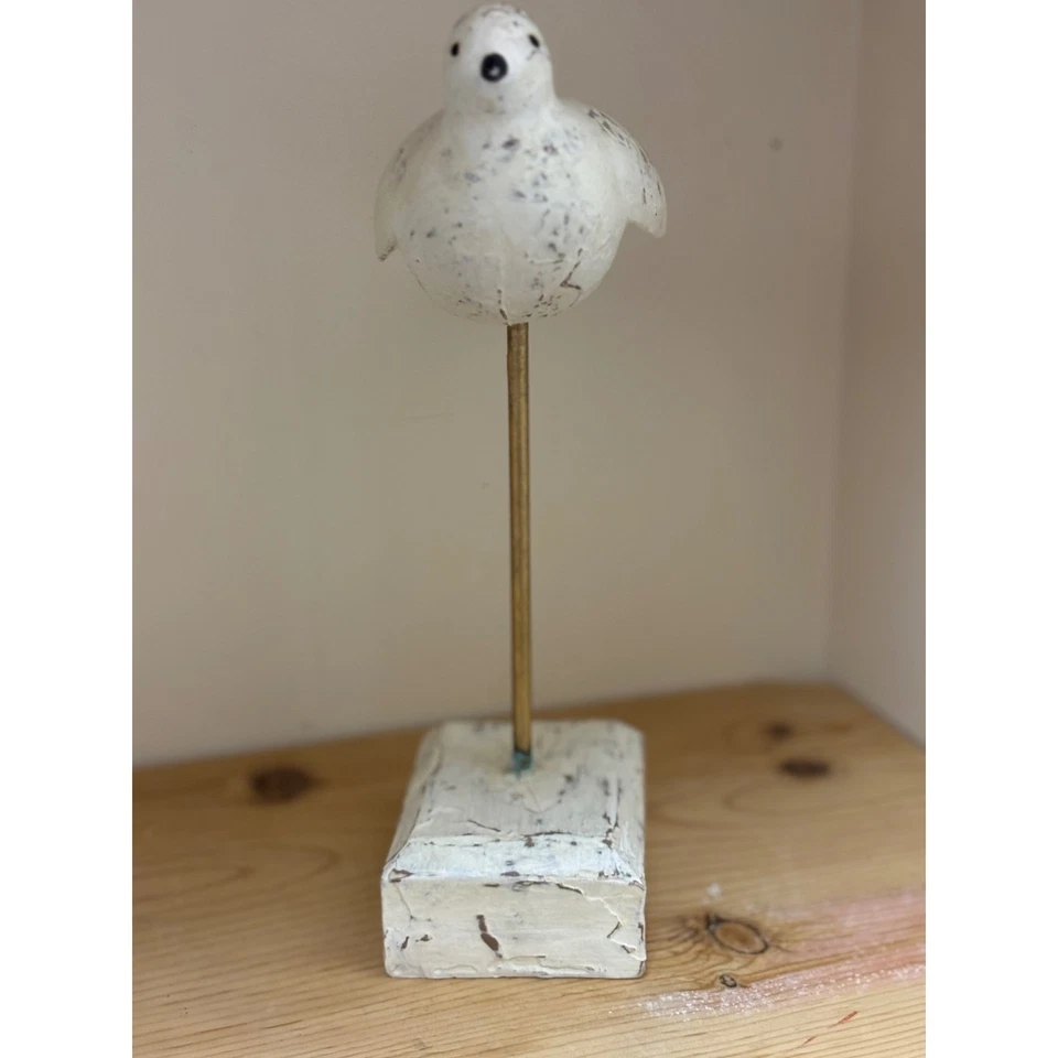 白色鸽子和平雕像桌面装饰浮雕金色刻字 — 第 4/4 张图片