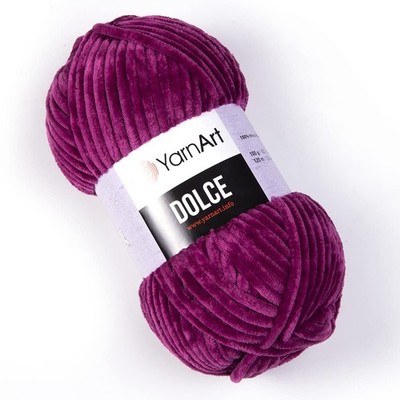 Yarnart Dolce Yarn Super Bulky Chenille Soft Micropolyester For Cozy Projects