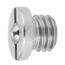 5pcs Screw Threaded Stainless Steel Flanged Ball Spring Plungers Set (M5*5)✈