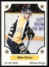 1991-92 7th Inning Sketch WHL #203 Mike Chrun