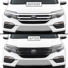 Chrome Delete Blackout Vinyl For 2016-18 Honda Pilot Grill Trim