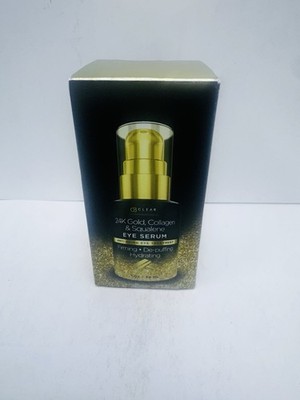 Clear Beauty 24K Gold, Collagen & Squalene Eye Serum 1 Oz Exp 3/16/28 