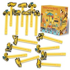 24Pcs Bubble Wands for Kids Party Supplies Favors Decorations, Construction