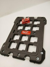 Milwaukee 48-22-8485 Packout Mounting Plate Large Black Tool Holder Wall Mount