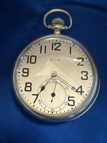 Antique Elgin 291 Mechanical Model 7/7 Jewel /16s Pocket Watch Runs