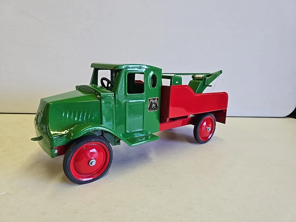 Antique 24" Steelcraft Pressed Steel Mack JR Wrecker Tow Truck - Image 3 of 4