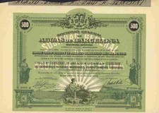 Aguas de Barcelona Sociedad General 1955 Agbar Group Madrid Liège 500 Pestas