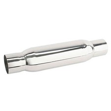 Moroso 94055 Spiral Flow Auger Muffler 3 Inch Stainless Steel Moroso 94055 Spiral Flow Auger Muffler 3 Inch Stainless Steel