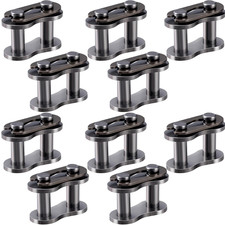 10pcs 35 Chain Master Link Roller Heavy Duty Steel Alloy Connector for Bike