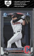 2025 Bowman Draft Dean Curley BDC-129 1st Chrome Cleveland Guardians