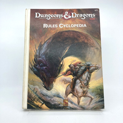 D&D Rules Cyclopedia - Hardcover - D&D Original Dungeons and Dragons M4394