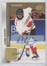 2023 Upper Deck Team Canada Juniors Women's WC Signatures Laura Stacey Auto br8