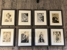Glenn Miller + 7 Hand Signed Framed Photo Autographs  Big Bandleader - All 8!